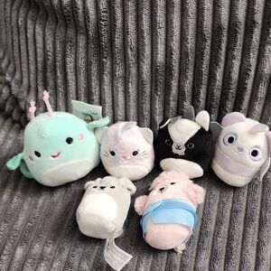 Lot of‎ Squishmallows Squishville Micromallows Lot of 6